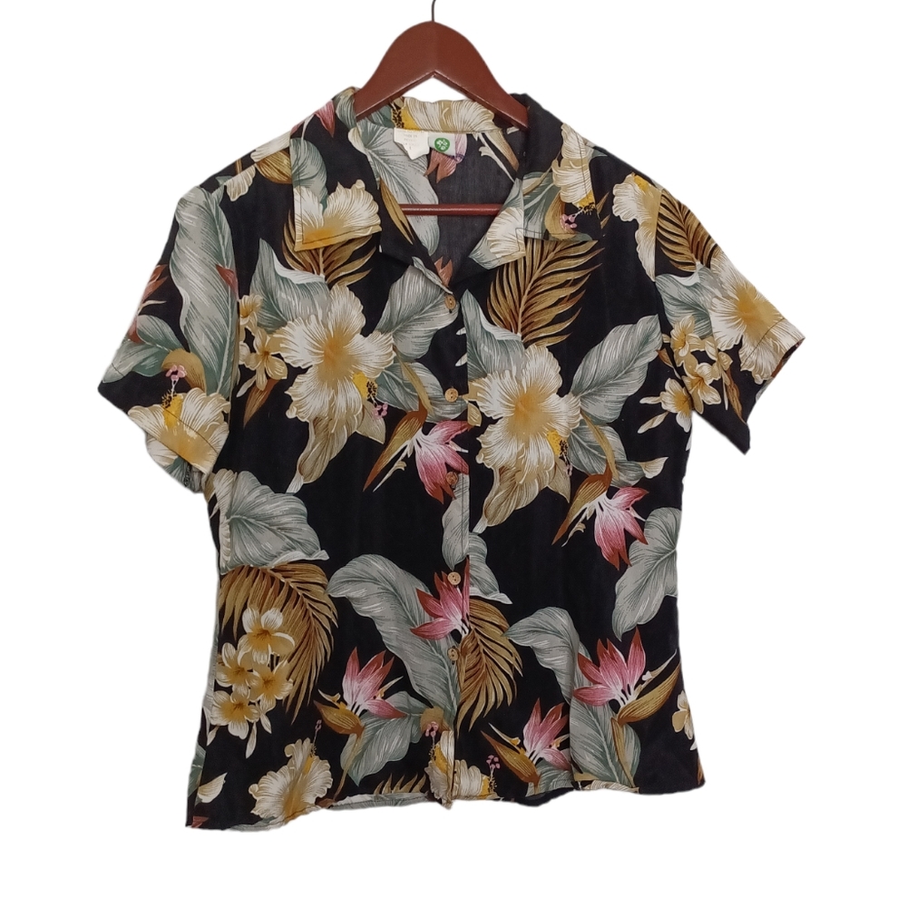 SOLD! Ten 2 One Hawaiian Blouse